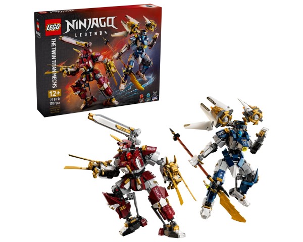 71870 LEGO Ninjago Титановые роботы близнецы
