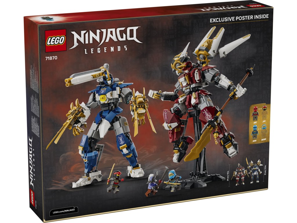 71870 LEGO Ninjago Титановые роботы близнецы