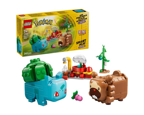 72155 LEGO Pokemon Smart Play Ягодная вечеринка с Бульбазавром и Бидуфом