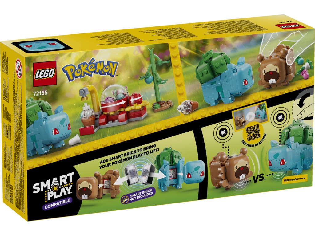 72155 LEGO Pokemon Smart Play Ягодная вечеринка с Бульбазавром и Бидуфом