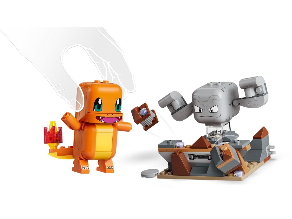 72157 LEGO Pokemon Smart Play Схватка в пещере Чармандер и Геодуд