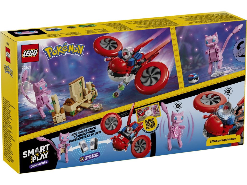 72161 LEGO Pokemon Smart Play Поиск мифического Мью с помощью дронов