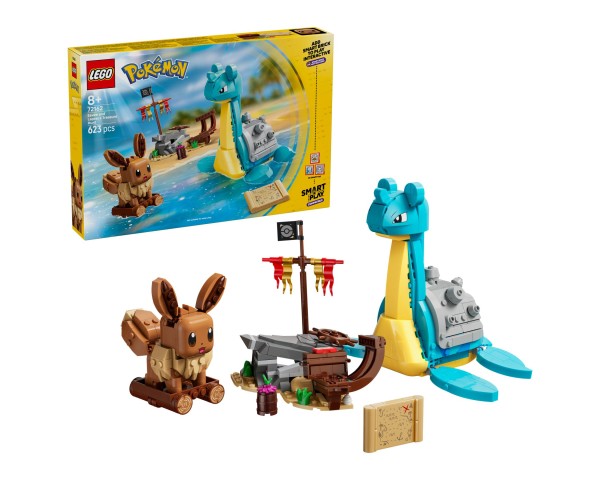 72162 LEGO Pokemon Smart Play Поиск сокровищ Иви и Лапраса