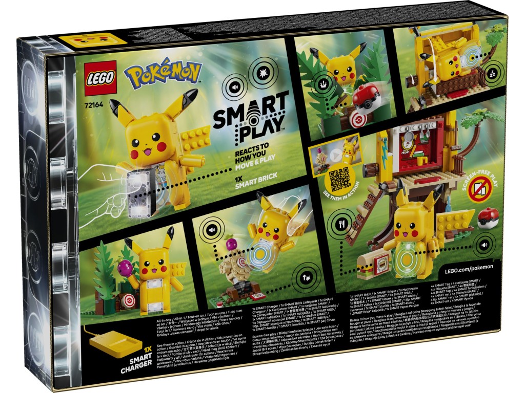 72164 LEGO Pokemon Smart Play Тренировочный домик с Пикачу