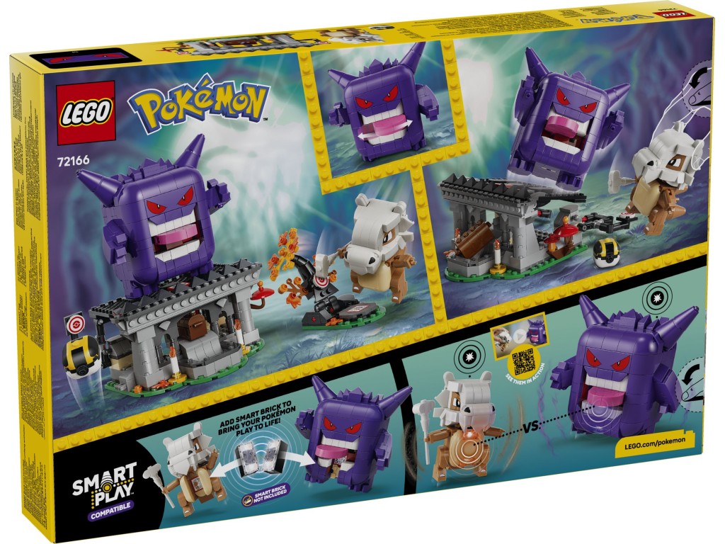72166 LEGO Pokemon Smart Play Жуткая схватка Кубона и Генгара