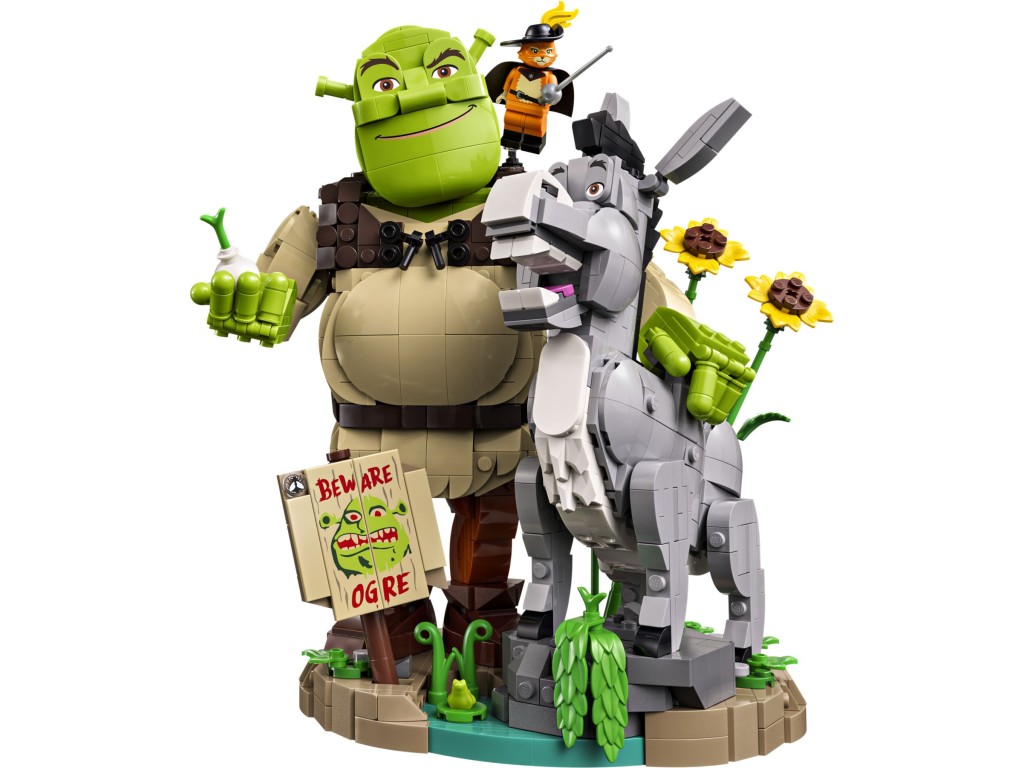 72423 LEGO Shrek Фигурки Шрек, Осел и Кот в сапогах