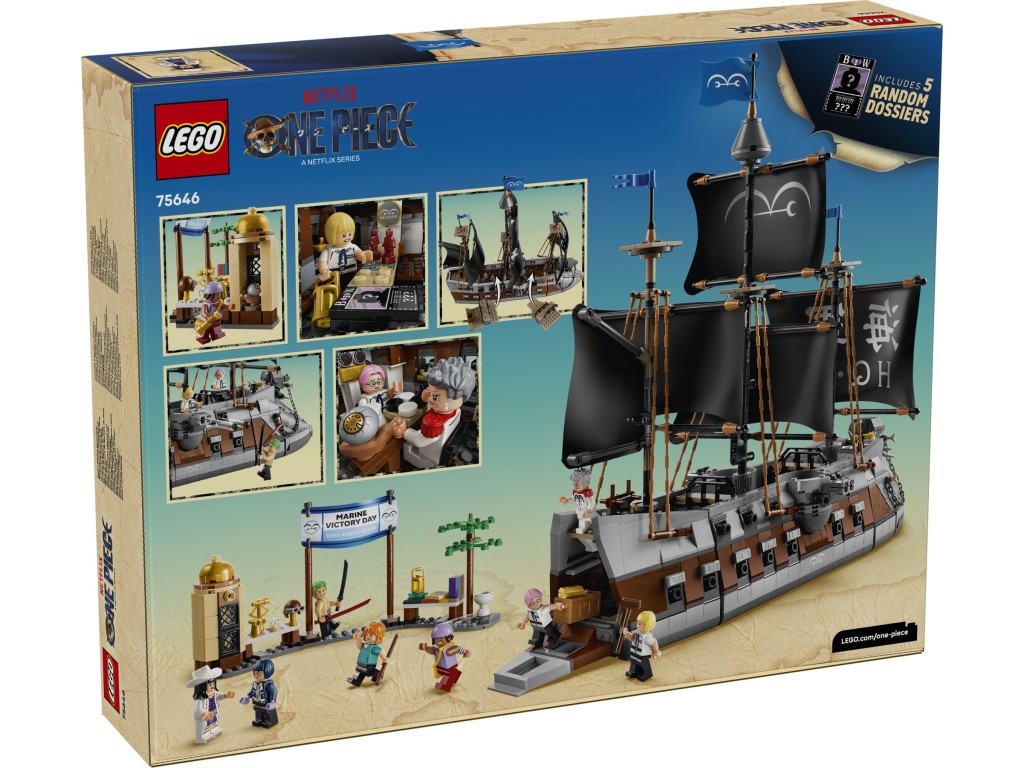 75646 LEGO One Piece Морской линкор Гарпа