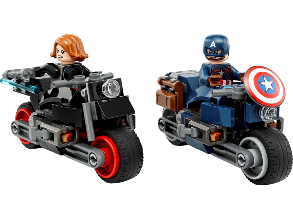 76260 LEGO Marvel Черная вдова и Капитан Америка на мотоциклах