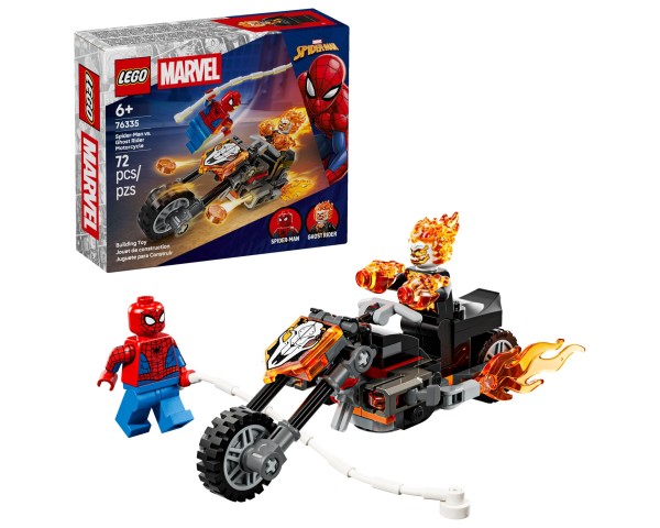 76335 LEGO Marvel Spider-Man Человек-паук против Мотоцикла Призрачного Гонщика