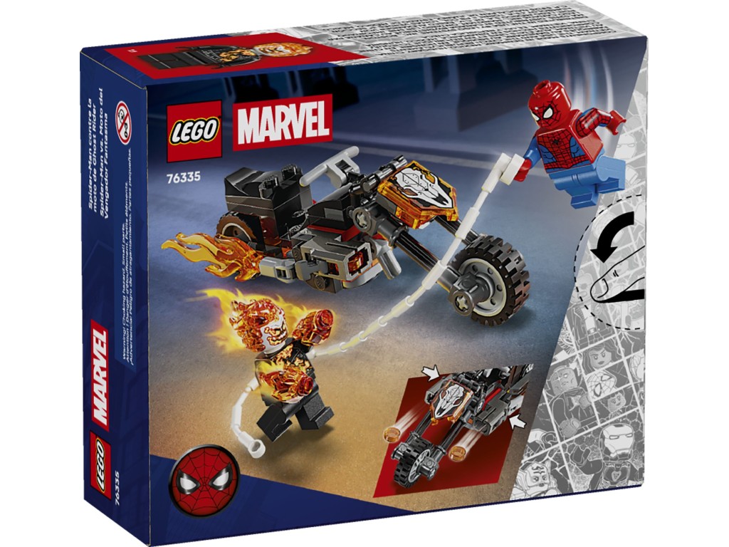 76335 LEGO Marvel Spider-Man Человек-паук против Мотоцикла Призрачного Гонщика