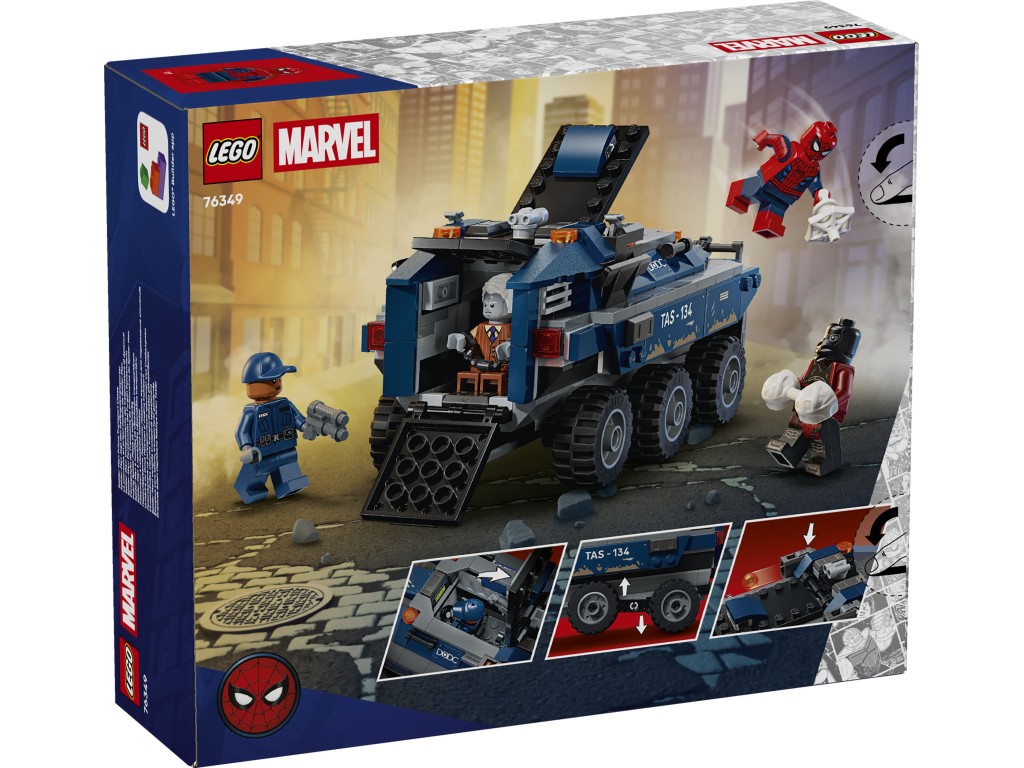 76349 LEGO Marvel Spider-Man Погоня Человека-паука за тюремным транспортом