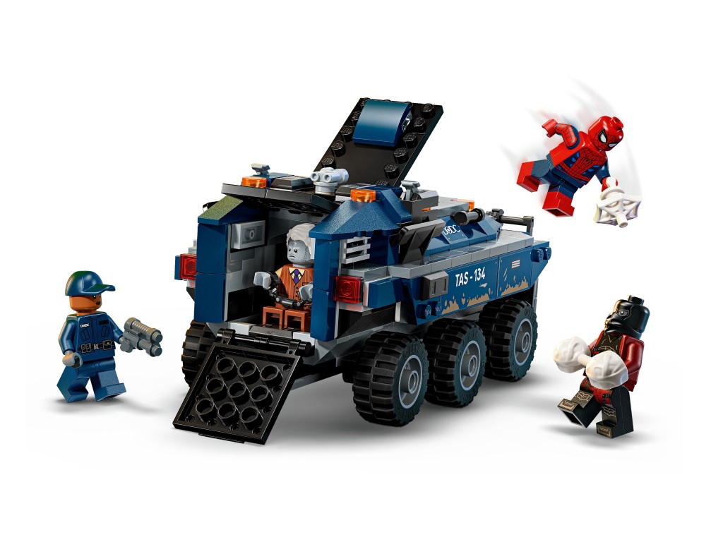 76349 LEGO Marvel Spider-Man Погоня Человека-паука за тюремным транспортом