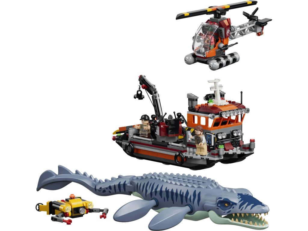 77983 LEGO Jurassic World Нападение Мозазавра на лодку