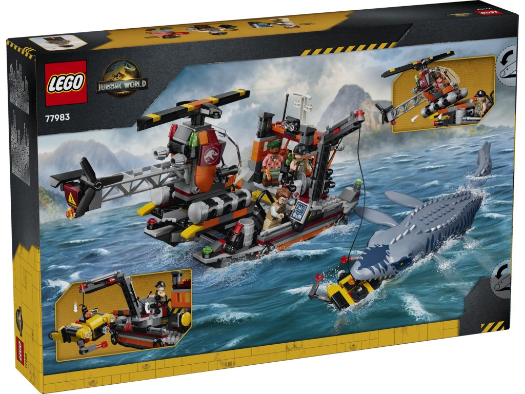 77983 LEGO Jurassic World Нападение Мозазавра на лодку