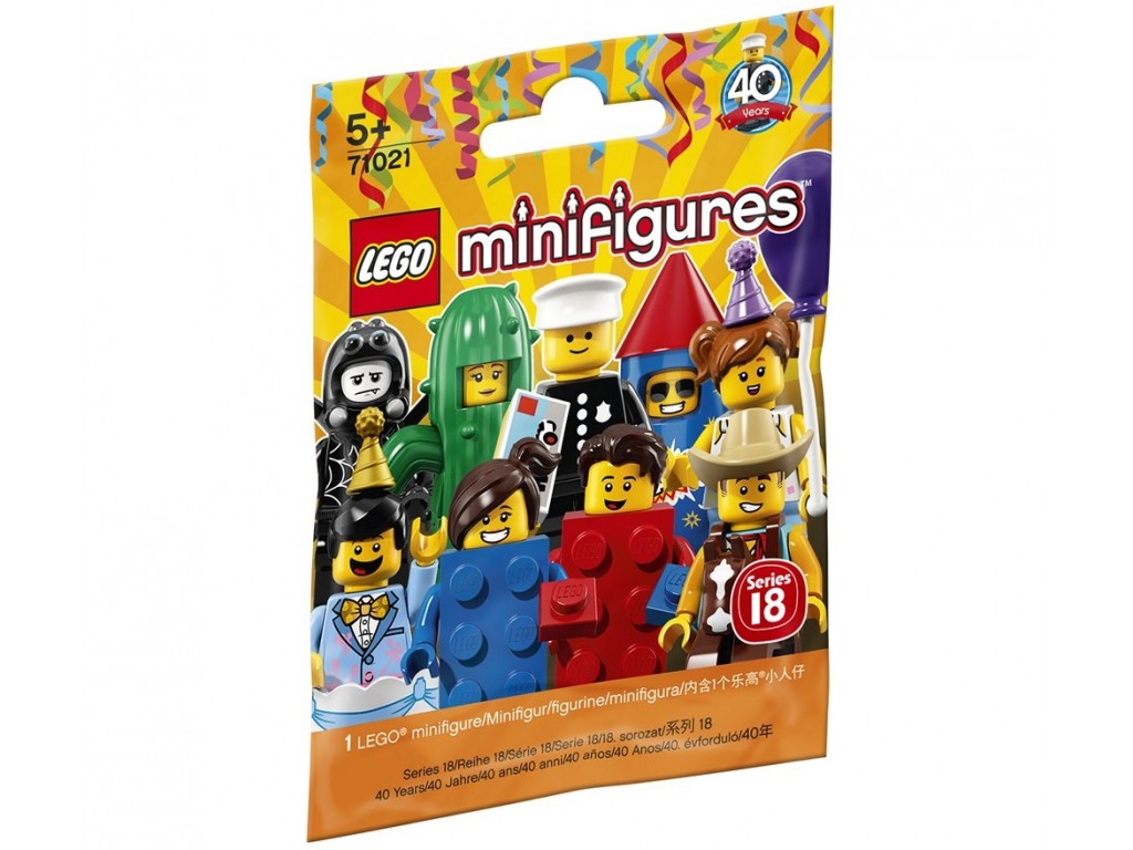 71021 Парень в праздничном торте Lego Minifigures Юбилейная Серия