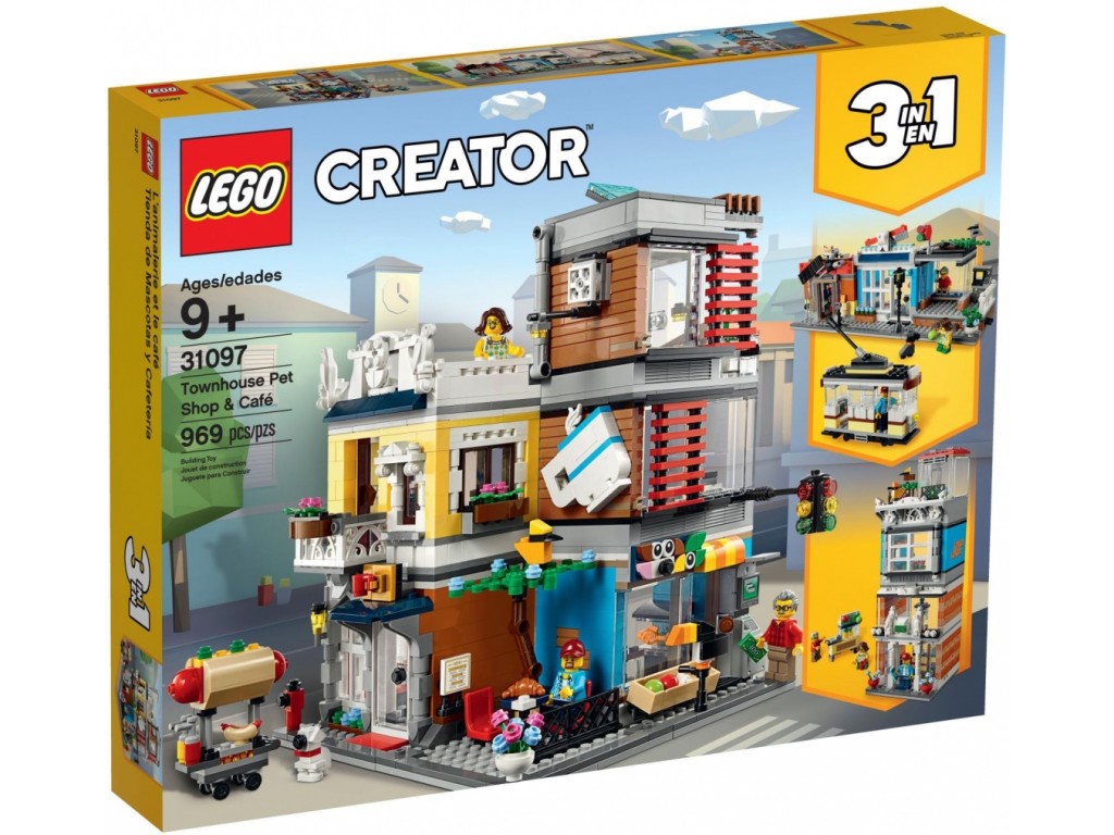 Конструктор LEGO Creator 31097 Зоомагазин и кафе в центре
