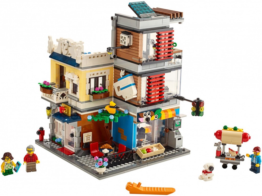 Конструктор LEGO Creator 31097 Зоомагазин и кафе в центре