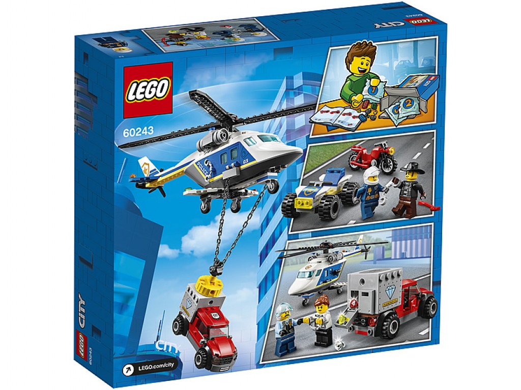 60243 Погоня на полицейском вертолёте Lego City