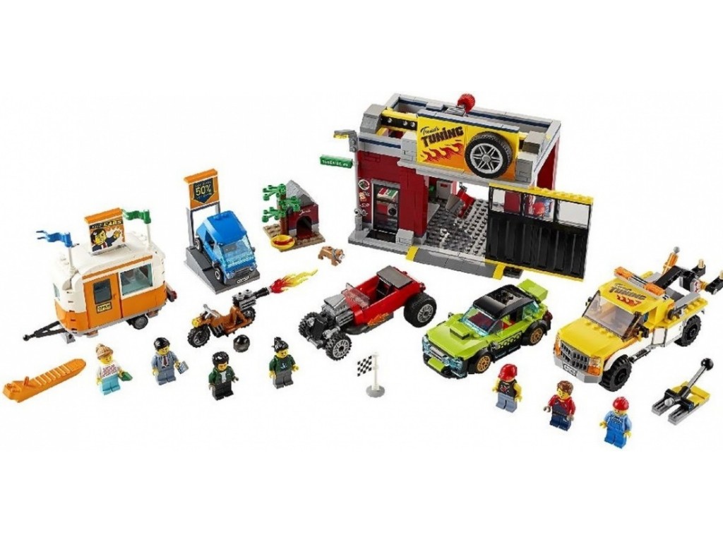Конструктор LEGO City 60258 Тюнинг-мастерская