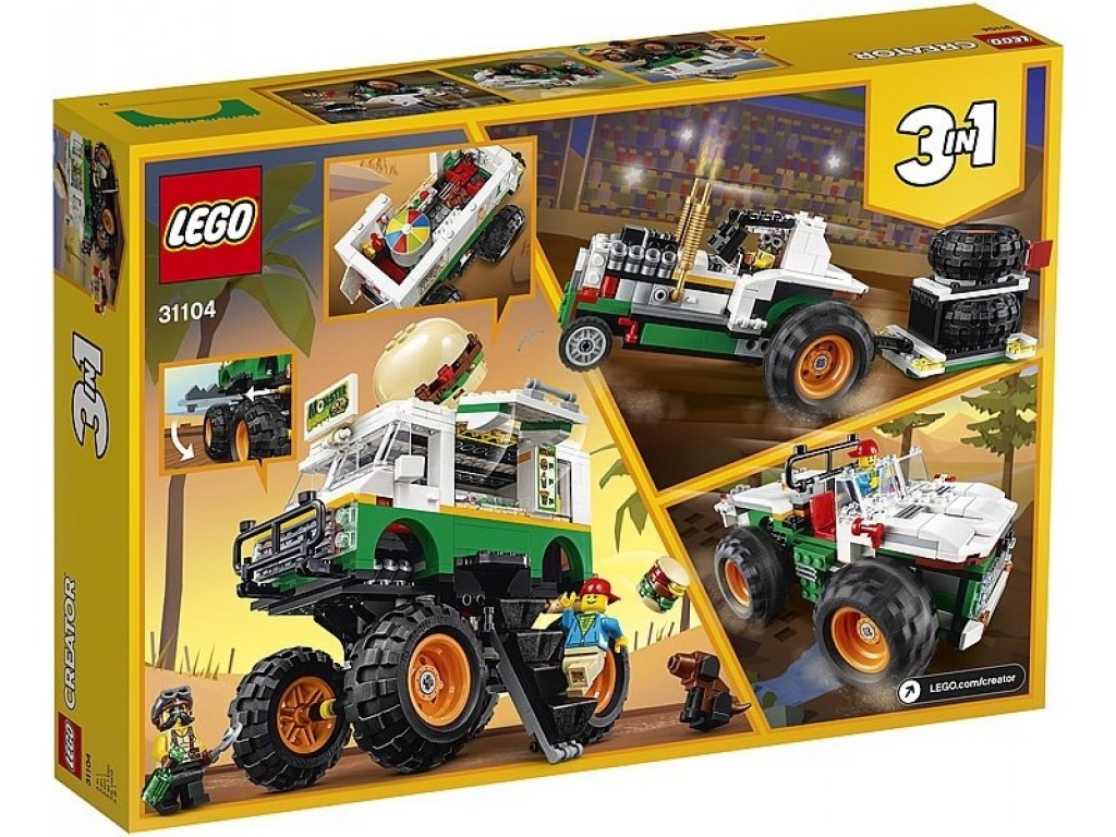 Конструктор LEGO Creator 31104 Грузовик «Монстрбургер»