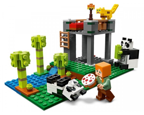 Конструктор LEGO Minecraft 21158 Питомник панд