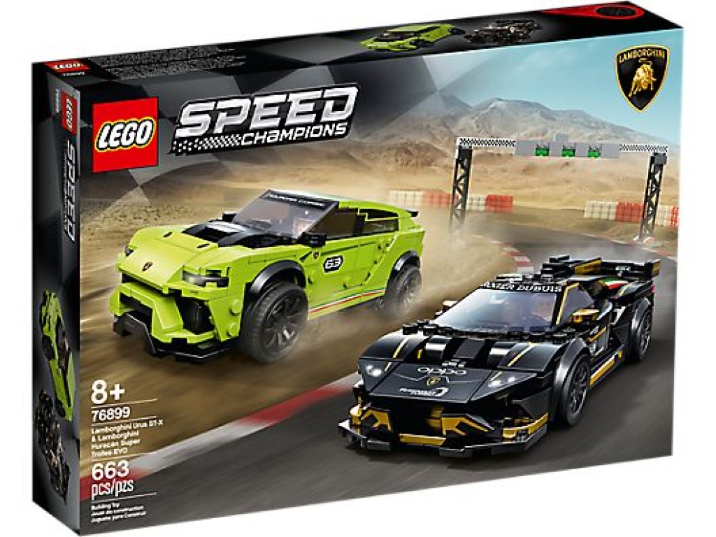 76899 Lamborghini Urus ST-X & Lamborghini Huracán Super Trofeo EVO Lego Speed Champions