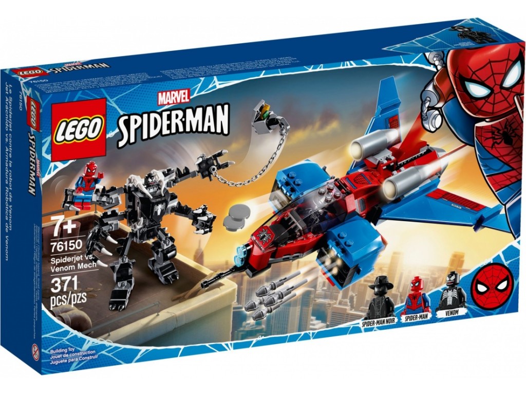Купить 76150 Реактивный самолёт Человека-Паука против Робота Венома Lego Super Heroes