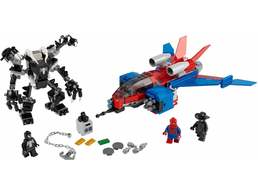 Купить 76150 Реактивный самолёт Человека-Паука против Робота Венома Lego Super Heroes