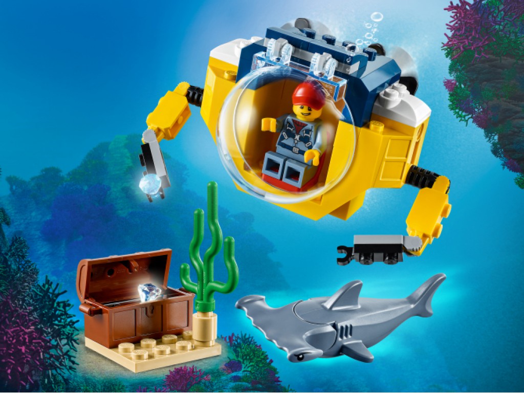 60263 Lego City Океан: мини-подлодка