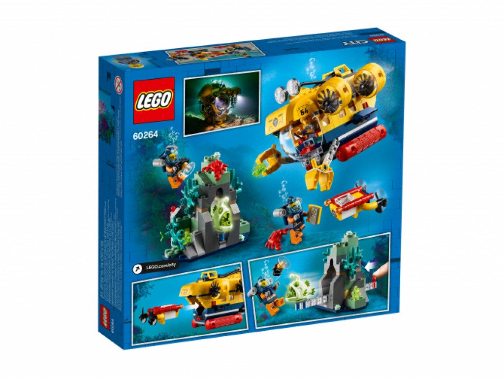 60264 Lego City Океан: исследовательская подводная лодка
