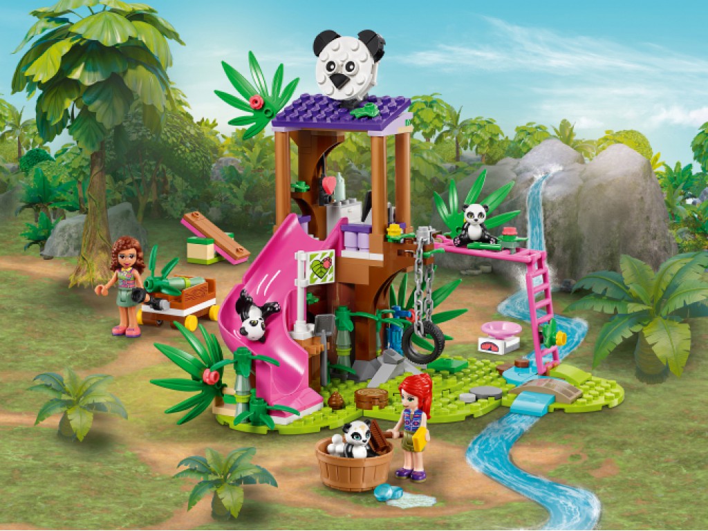 41422 Lego Friends Джунгли: домик для панд на дереве