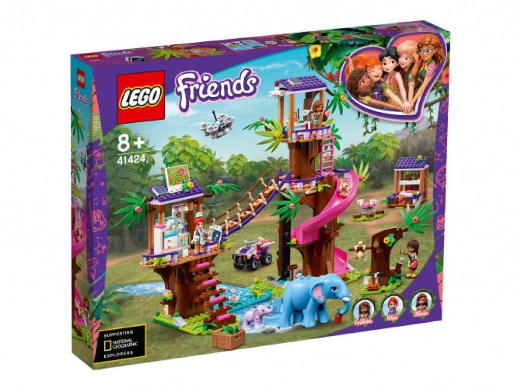 Конструктор LEGO Friends 41424 Джунгли: штаб спасателей