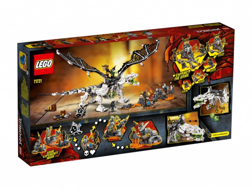 71721 Lego Ninjago Дракон чародея-скелета