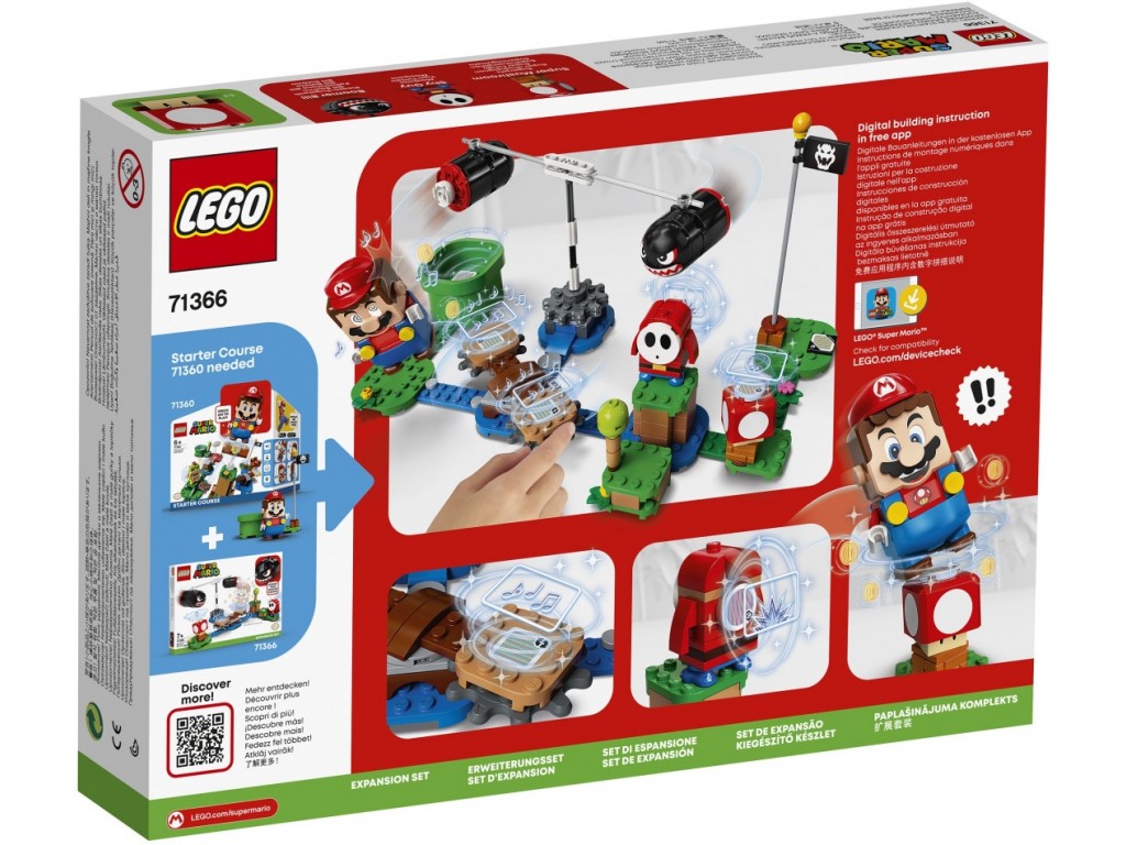 71366 Lego Super Mario Огневой налёт Билла-банзай. Дополнительный набор