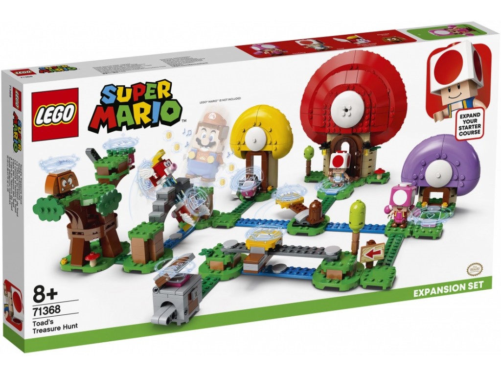 71368 Lego Super Mario Погоня за сокровищами Тоада. Дополнительный набор