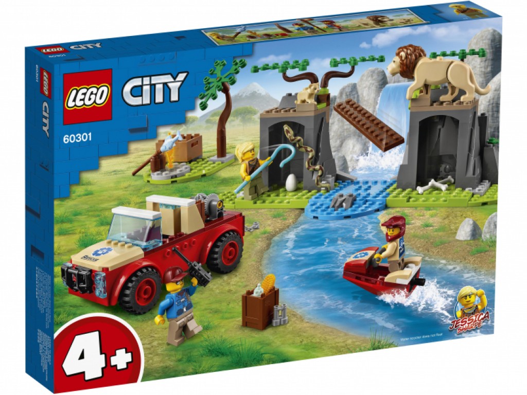 60301 Lego City Спасательный внедорожник для зверей
