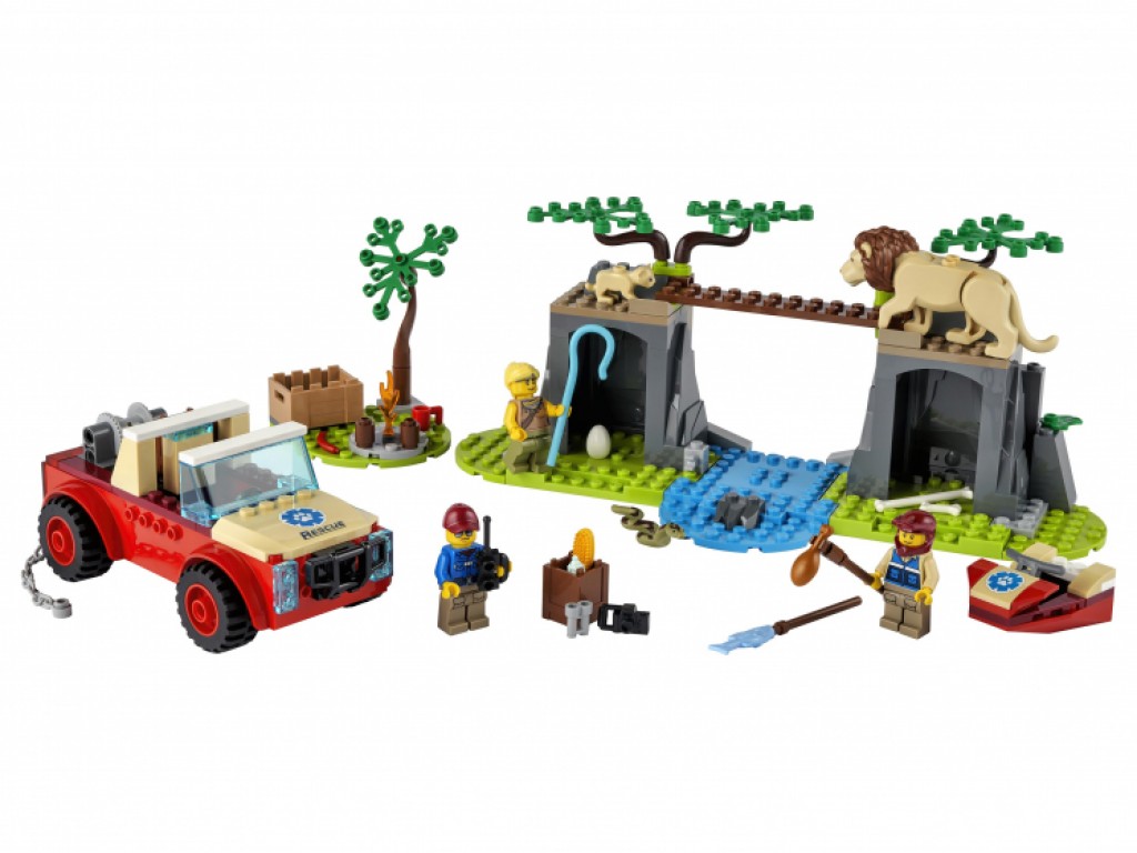 60301 Lego City Спасательный внедорожник для зверей