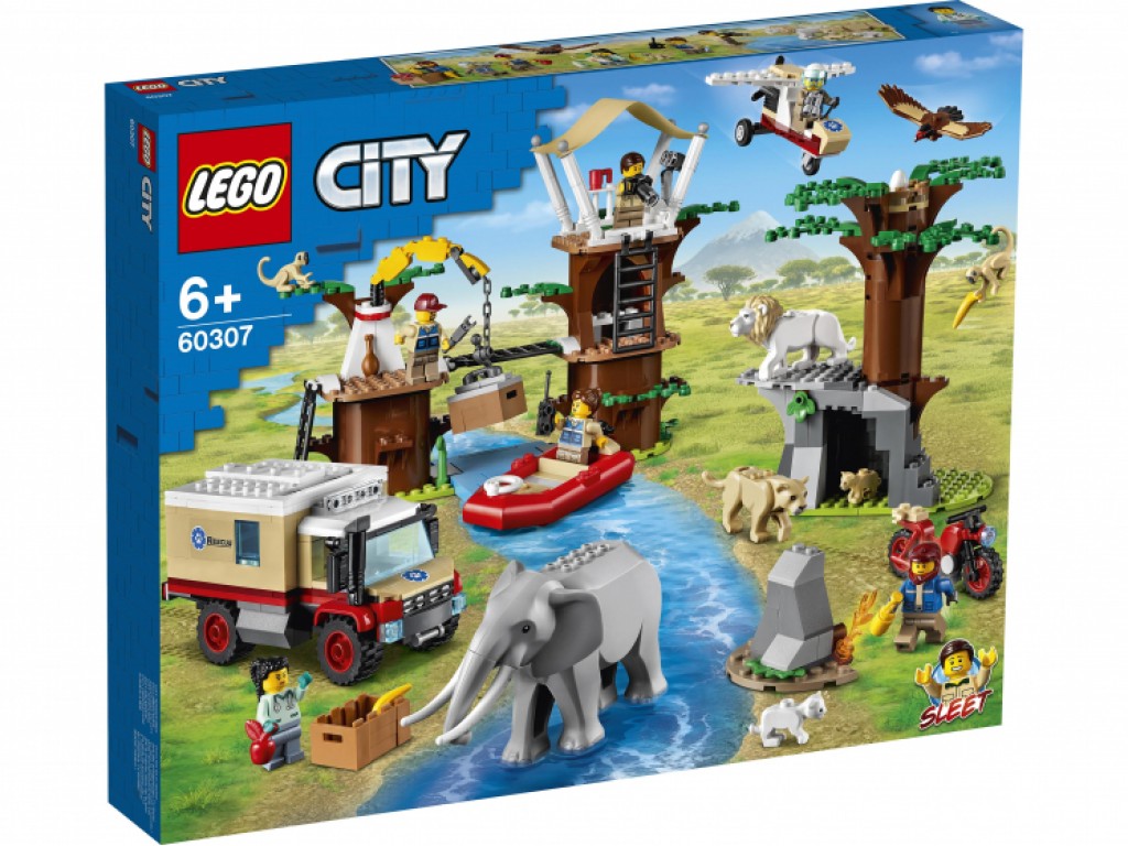 60307 Lego City Лагерь спасения дикой природы