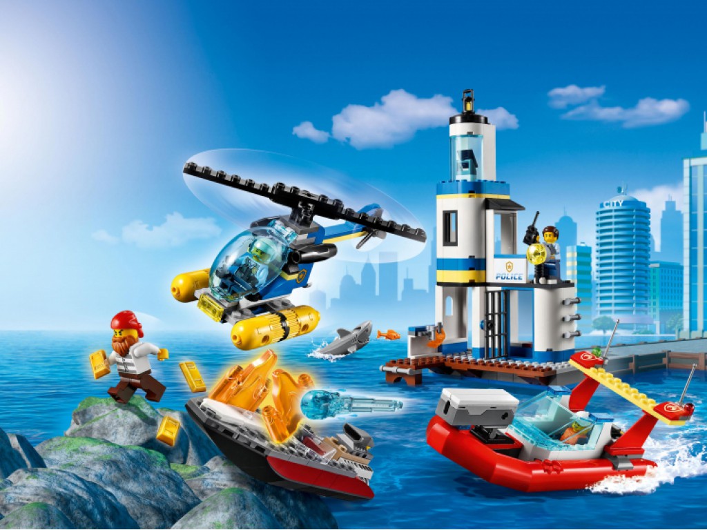 60308 Lego City Операция береговой полиции и пожарных