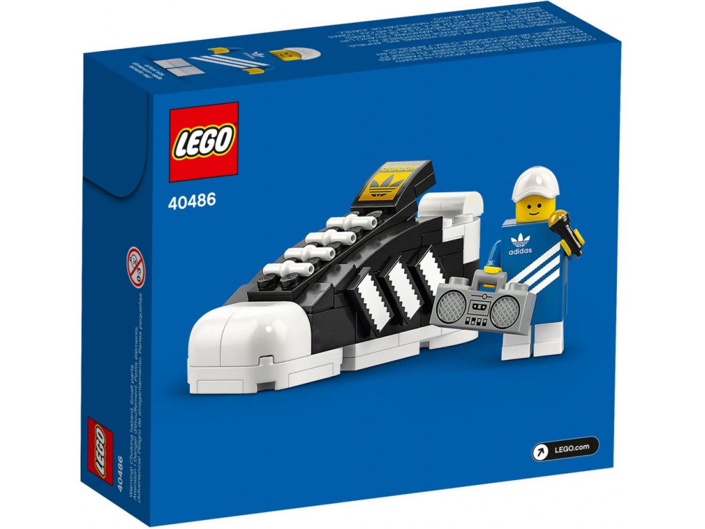 Конструктор LEGO 40486 Кроссовок adidas Originals Superstar Mini