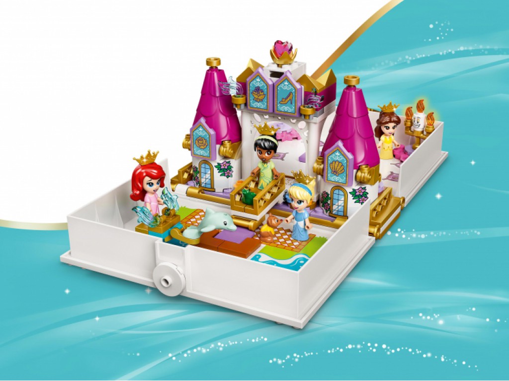 Конструктор LEGO Disney Princess 43193 Книга сказочных приключений Ариэль, Белль, Золушки и Тианы