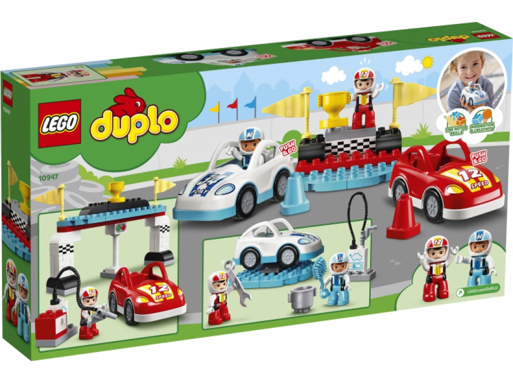 Конструктор LEGO Duplo 10947 Гоночные машины
