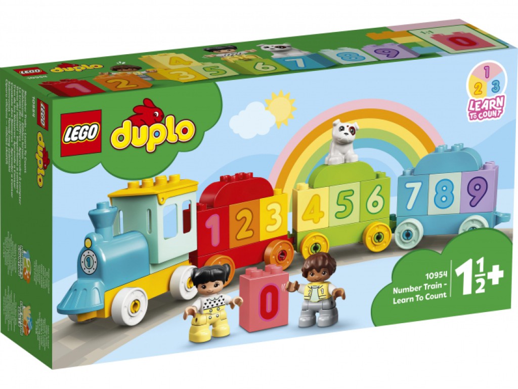 Конструктор LEGO Duplo 10954 Поезд с цифрами — учимся считать