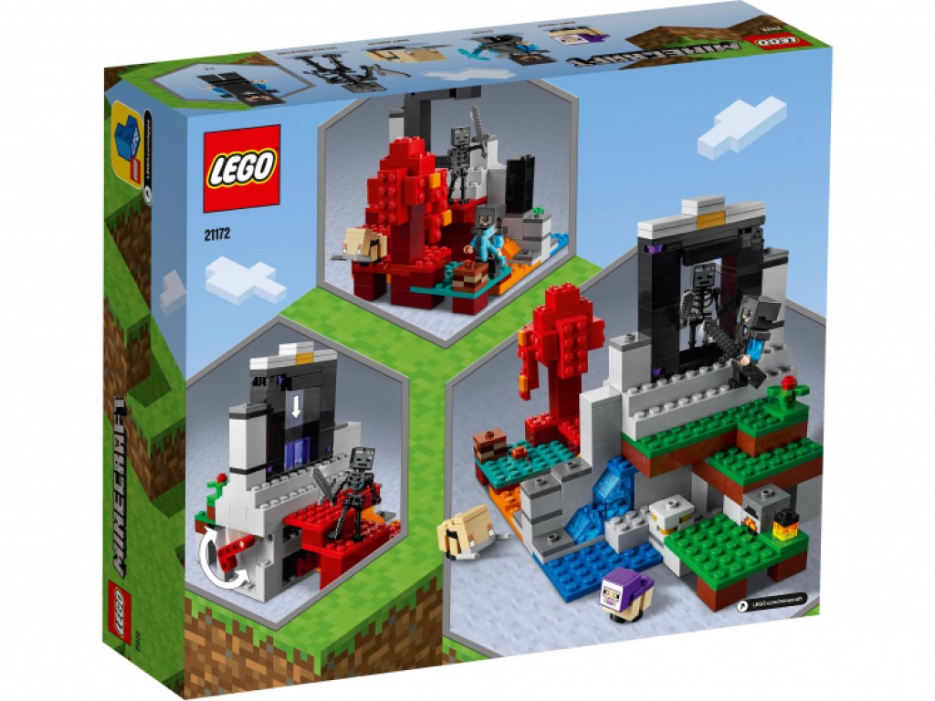 21172 Lego Minecraft Разрушенный портал