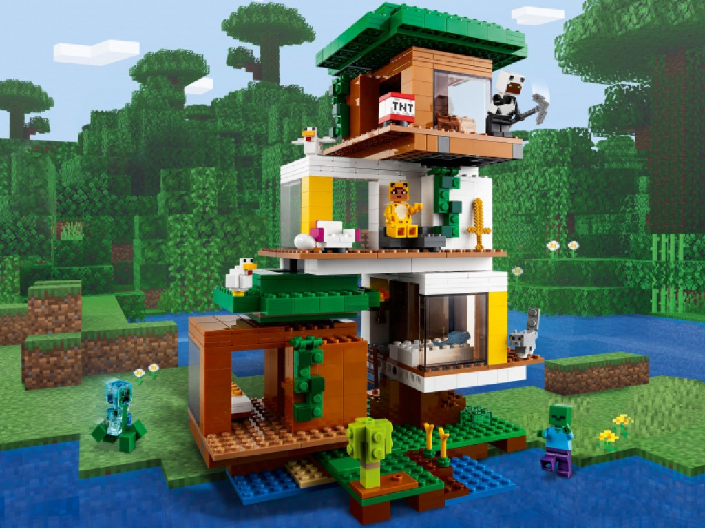 21174 Lego Minecraft Современный домик на дереве