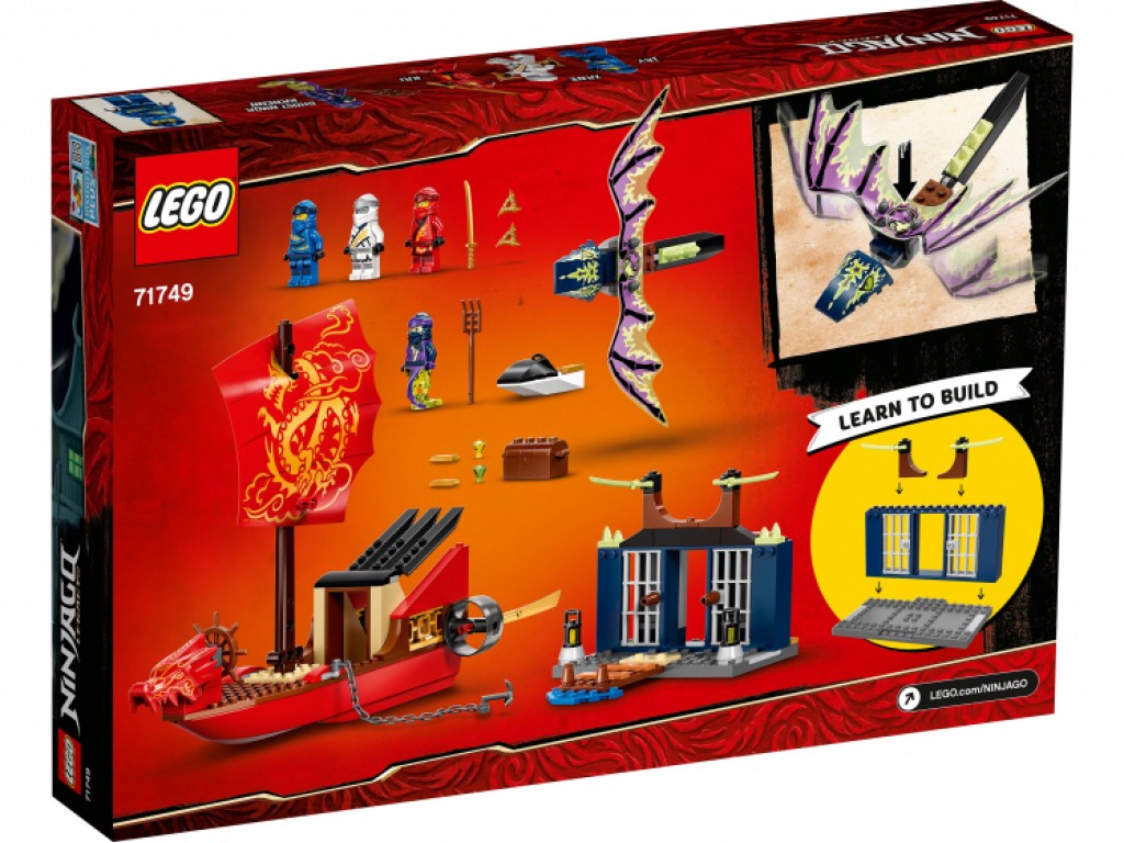 Конструктор LEGO Ninjago 71749 «Дар Судьбы» Решающая битва