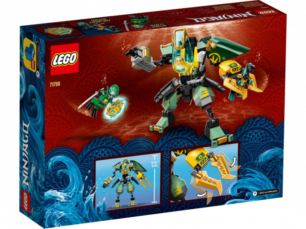Конструктор LEGO Ninjago 71750 Водный робот Ллойда