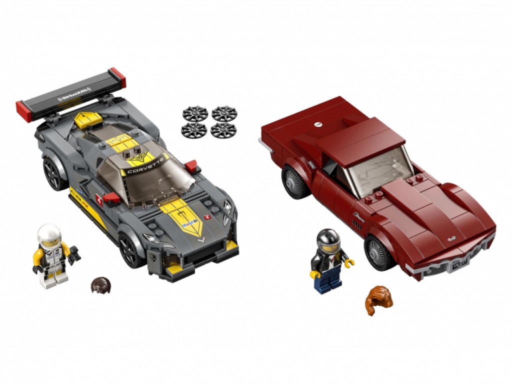 Конструктор LEGO Speed Champions 76903 Chevrolet Corvette C8 R Race Car and 1968 Chevrolet Corvette