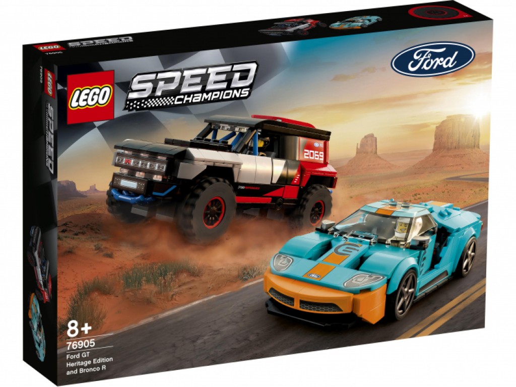 76905 Lego Speed Champions Ford GT Heritage Edition and Bronco R
