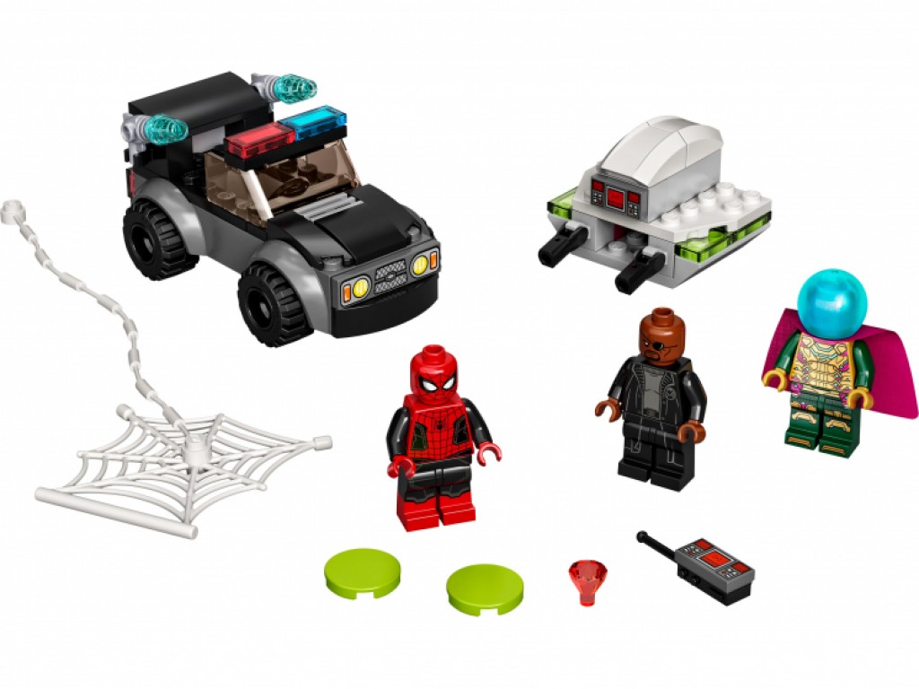 Конструктор LEGO Super Heroes 76184 Человек-паук против атаки дронов Мистерио